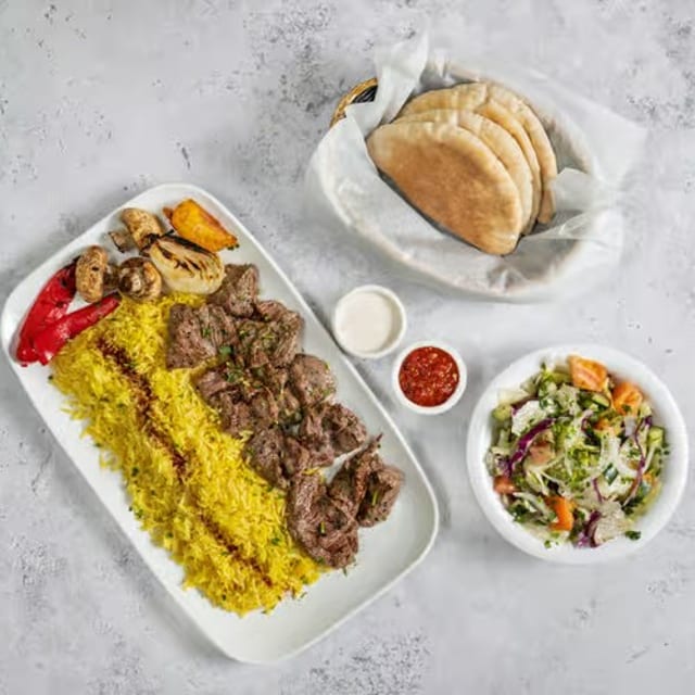 Lamb Shish Kabab.