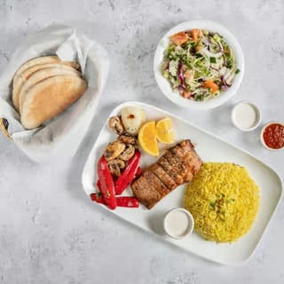 Salmon Kabab Platter
