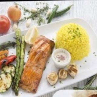 Salmon Kebab  